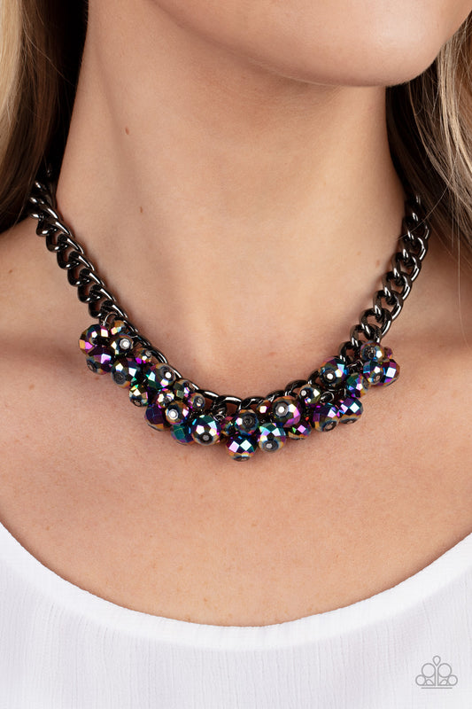 Galactic Knockout - multi - Paparazzi necklace