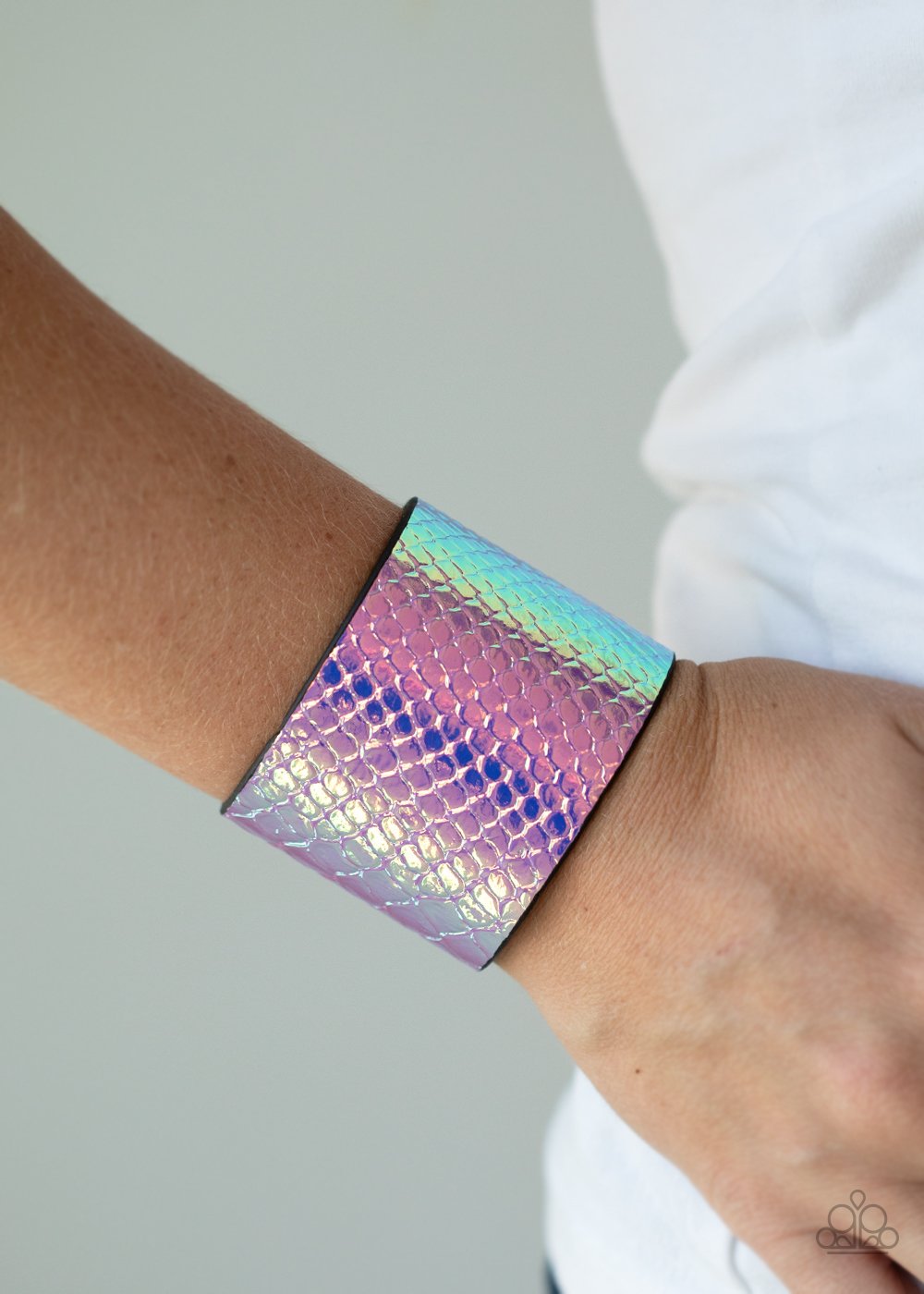 Galactic Galapagos-pink-Paparazzi bracelet