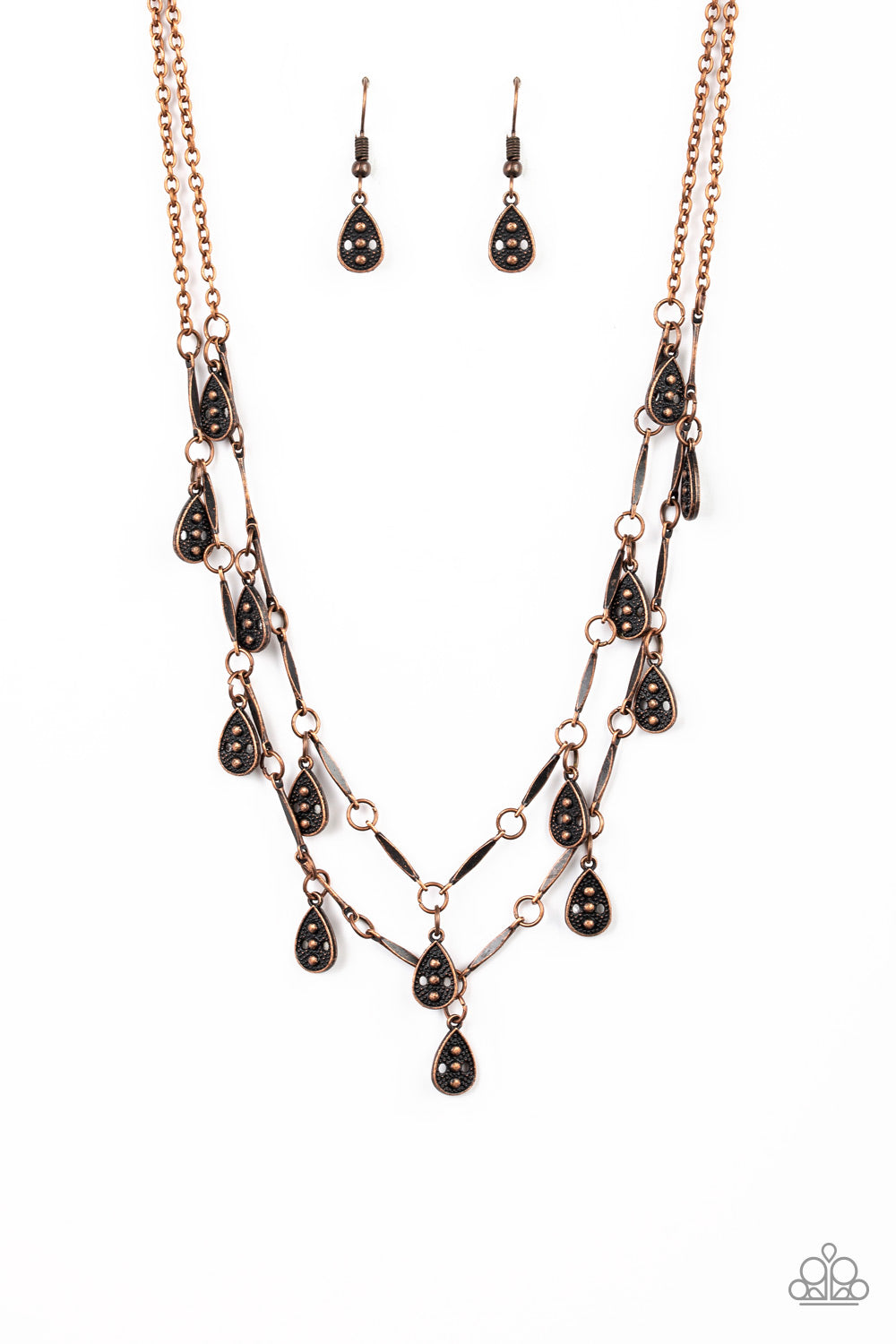 Galapagos Gypsy - copper - Paparazzi necklace