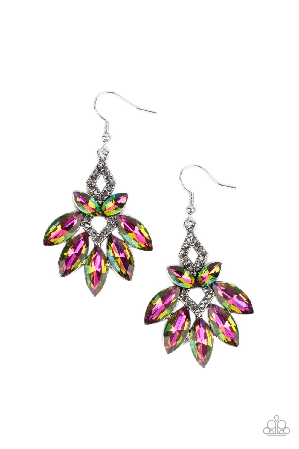 Galaxy Grandeur - multi - Paparazzi earrings