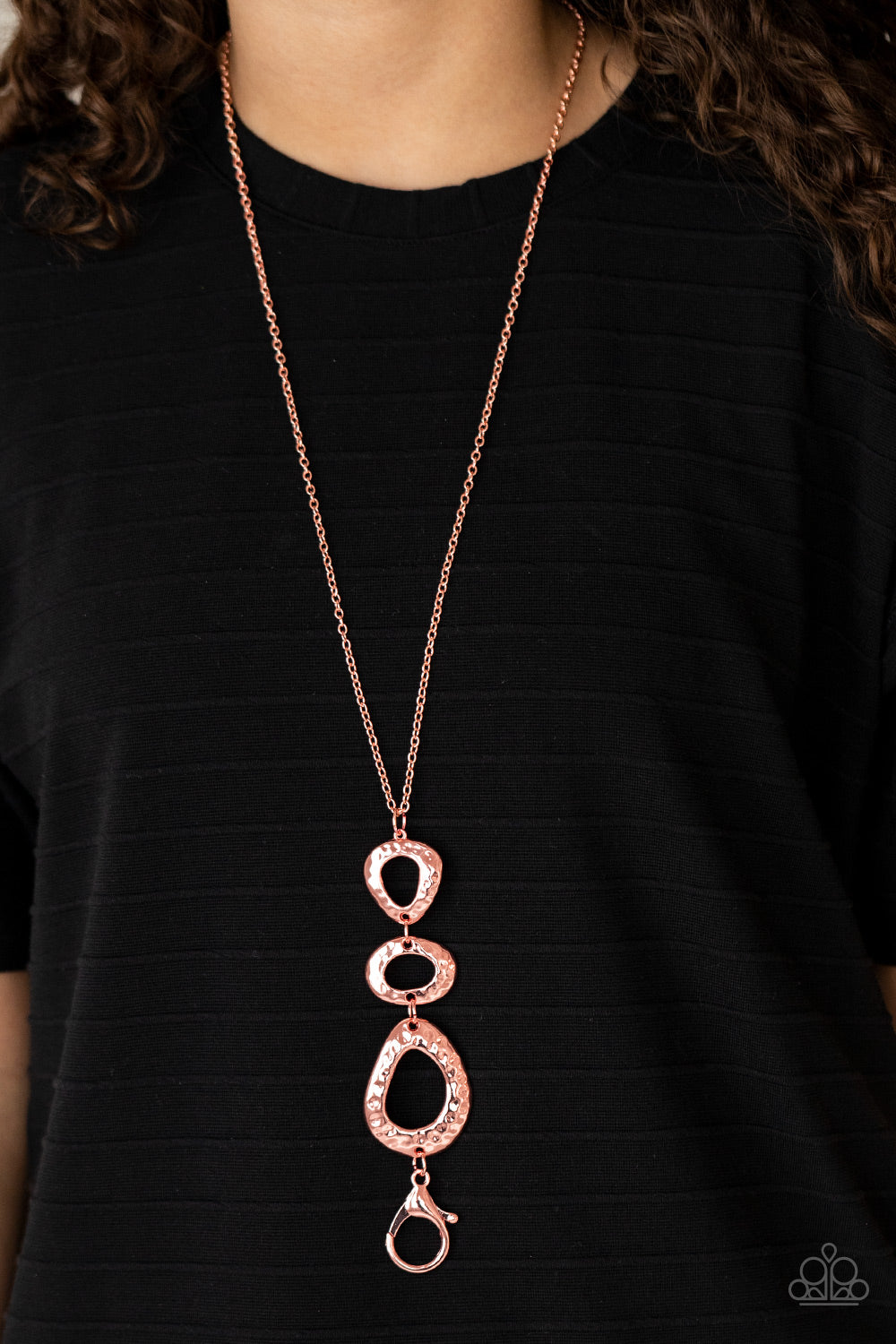 Gallery Artisan - copper - Paparazzi LANYARD necklace