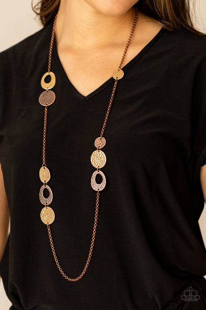 Gallery Guru - copper - Paparazzi necklace