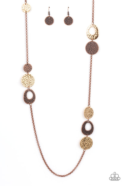 Gallery Guru - copper - Paparazzi necklace