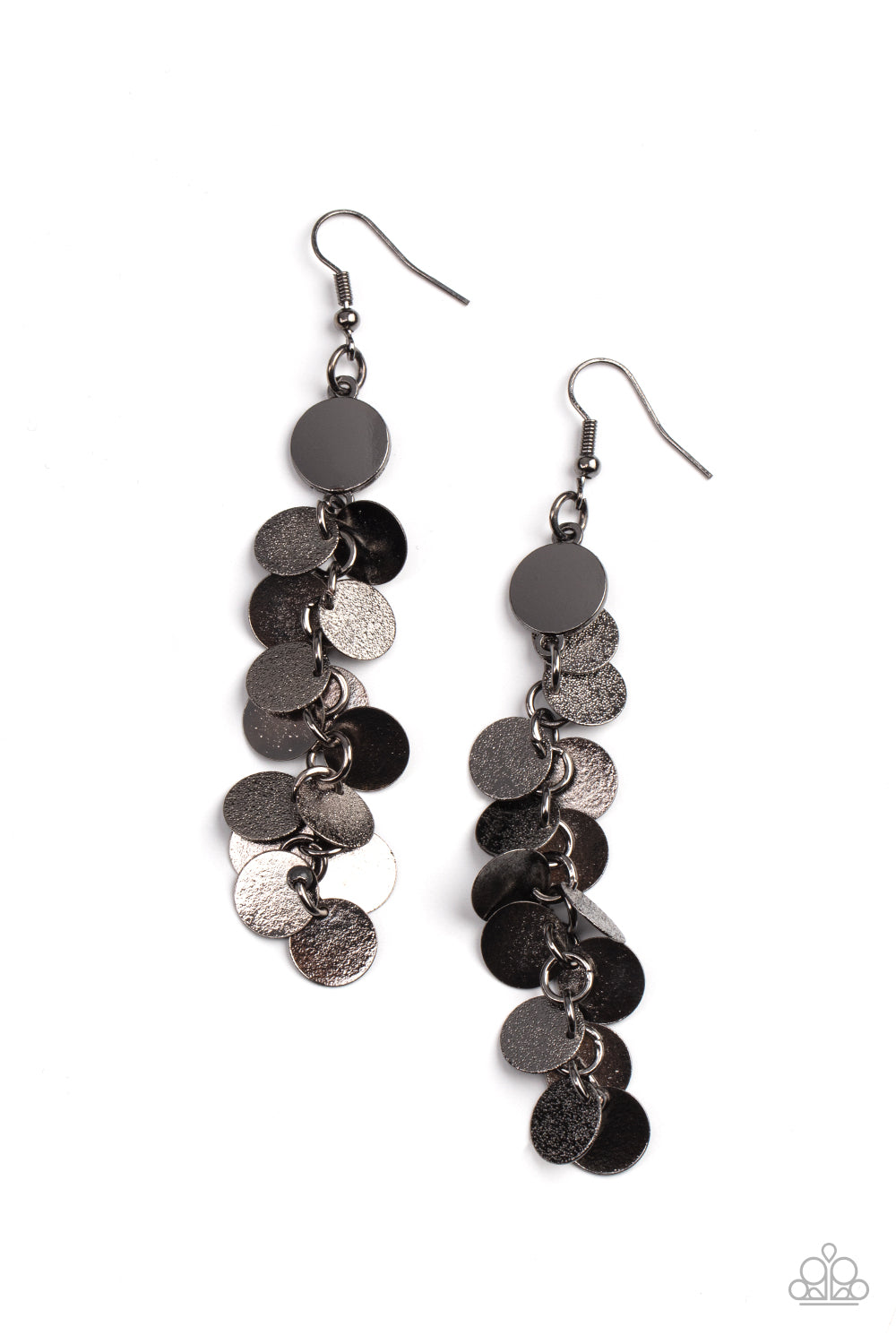 Game CHIME - black - Paparazzi earrings