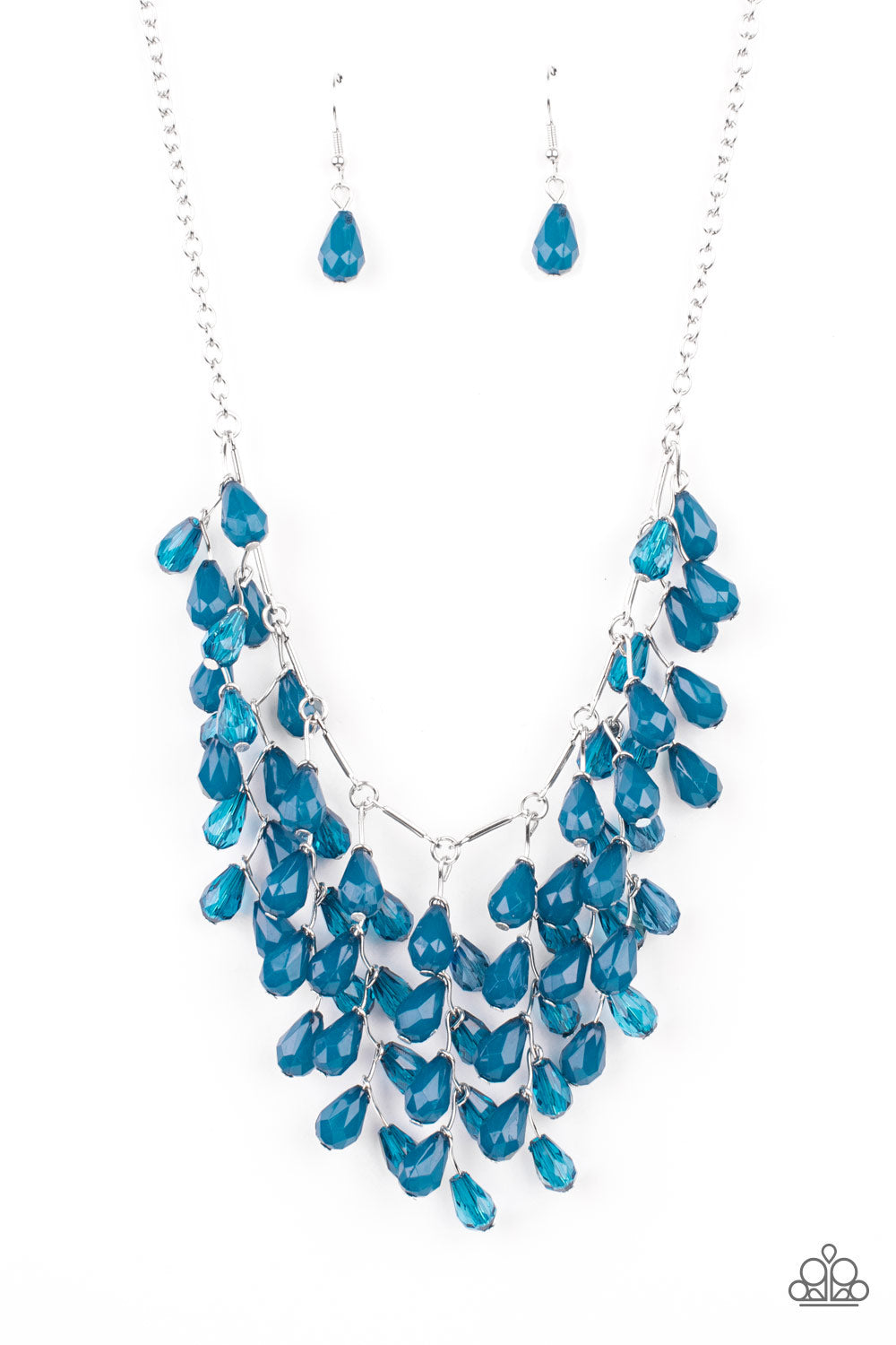 Blue fashion necklace paparazzi