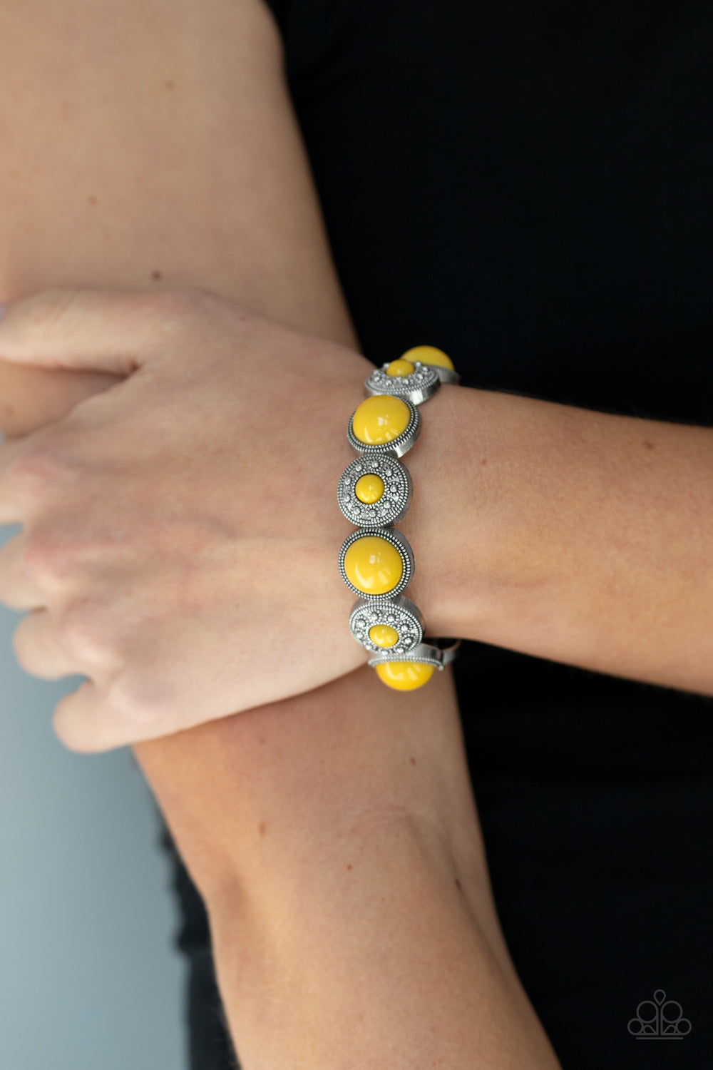 Garden Flair - yellow - Paparazzi bracelet