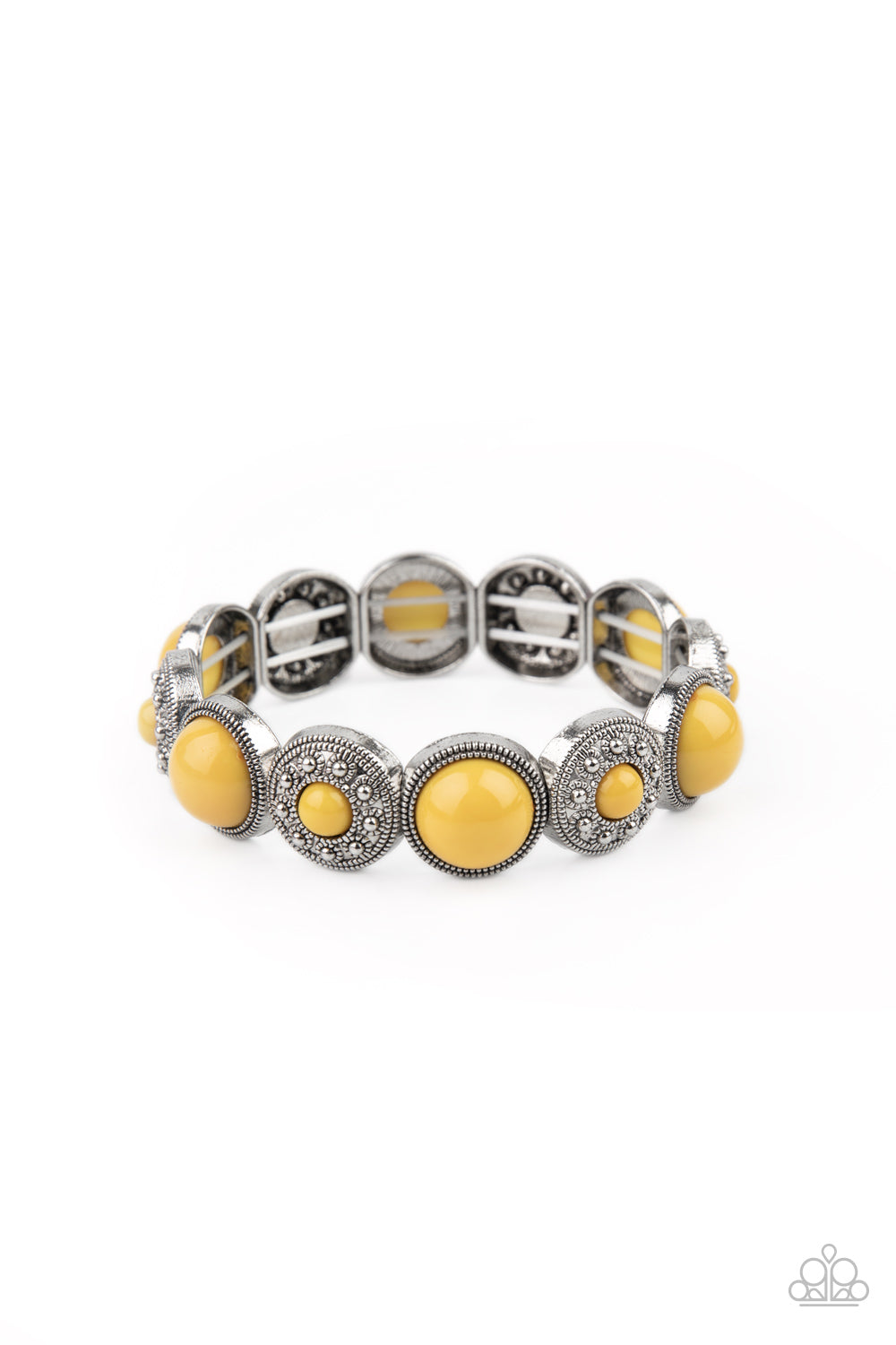 Garden Flair - yellow - Paparazzi bracelet