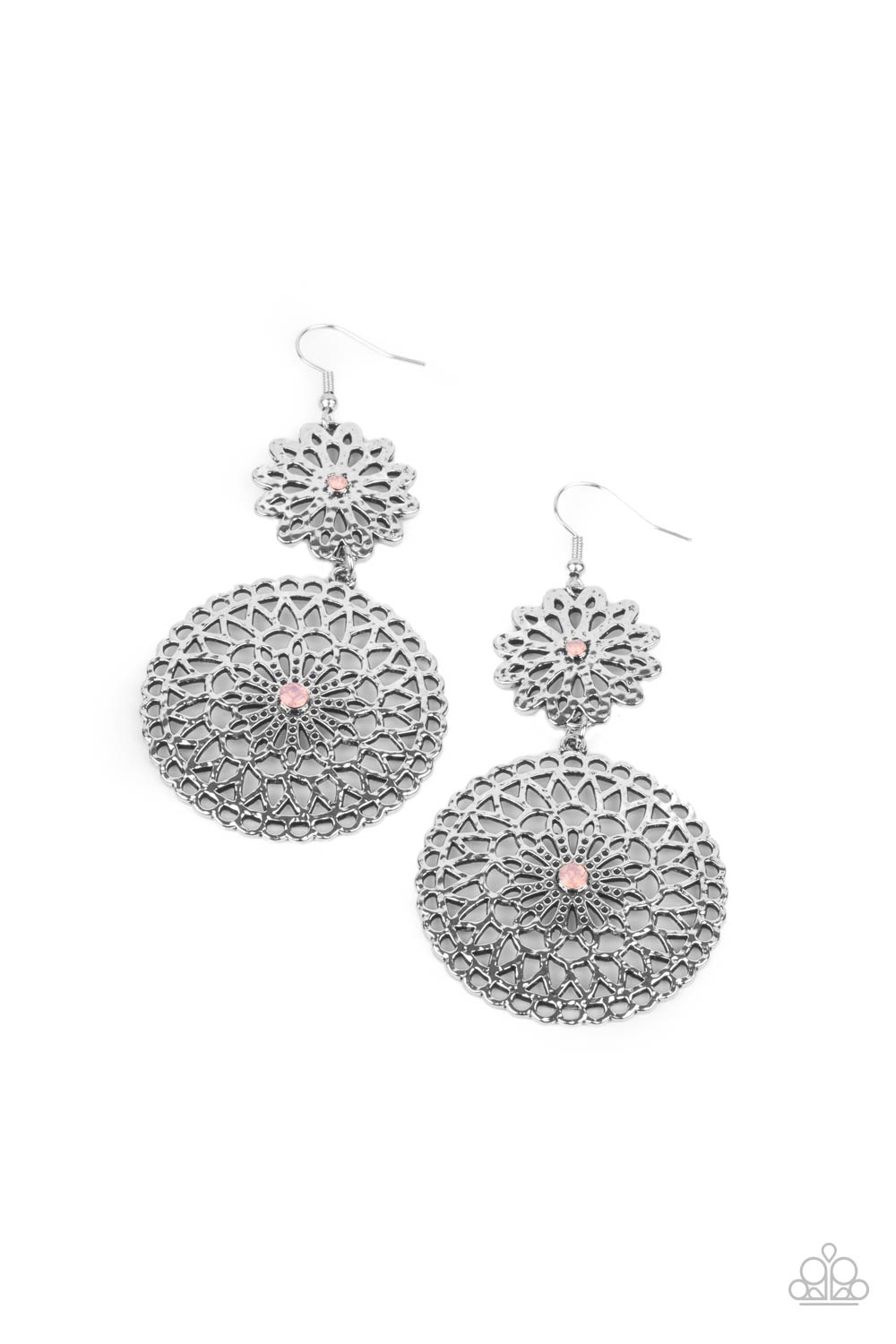 Garden Mantra - pink - Paparazzi earrings