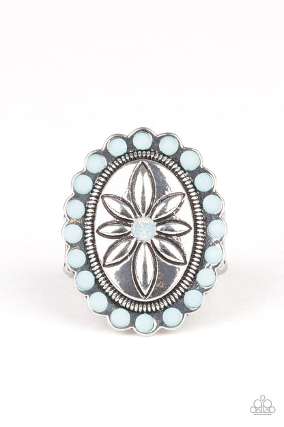 Garden Paradise - blue - Paparazzi ring