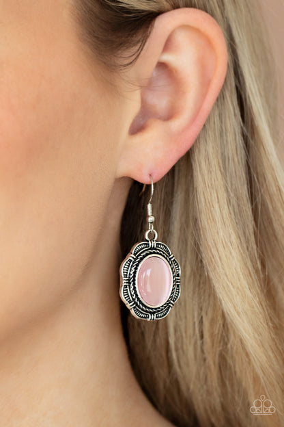 Garden Party Perfection - pink - Paparazzi earrings