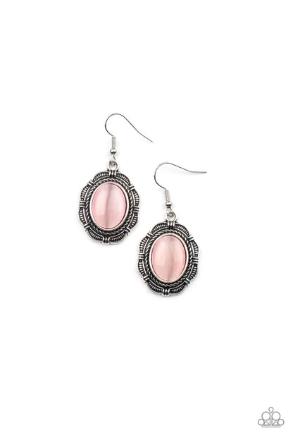 Garden Party Perfection - pink - Paparazzi earrings