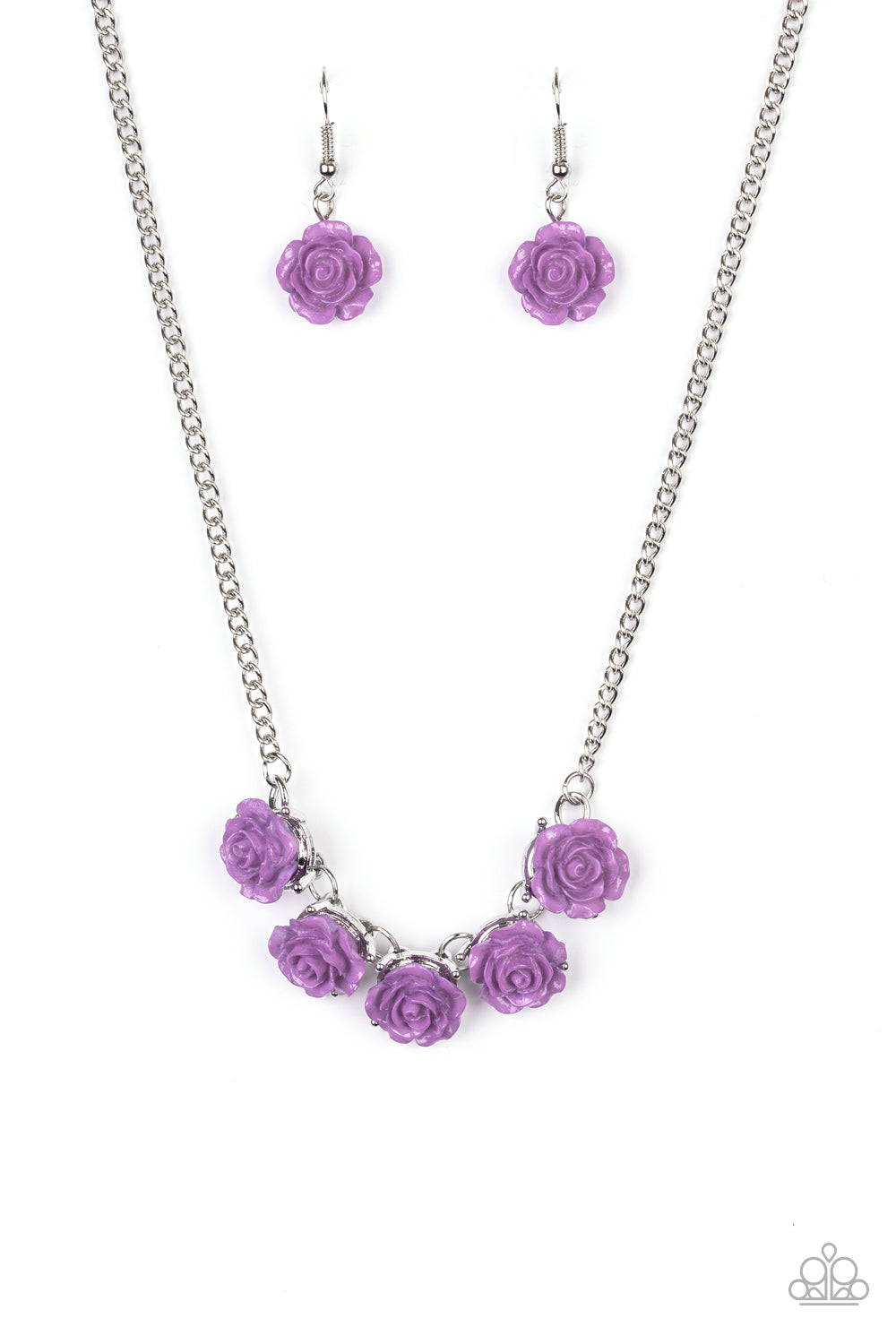 Garden Party Posh - purple - Paparazzi necklace