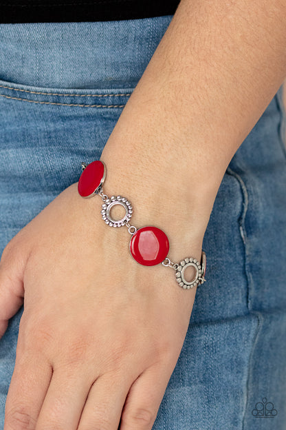 Garden Regalia - red - Paparazzi bracelet