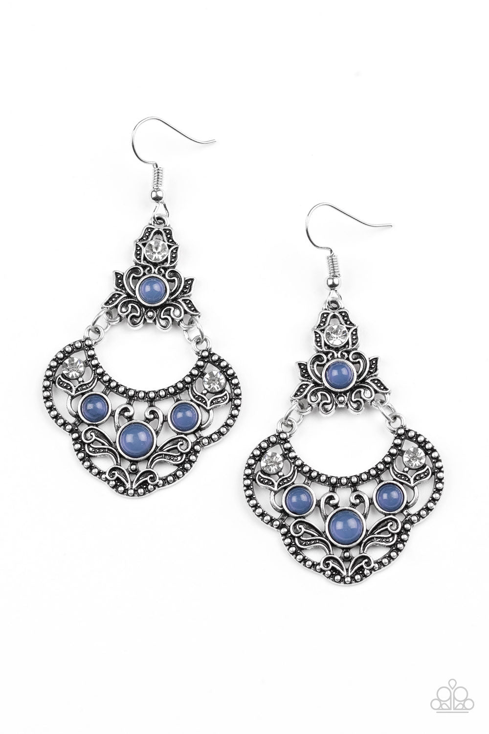 Garden State Glow - blue - Paparazzi earrings
