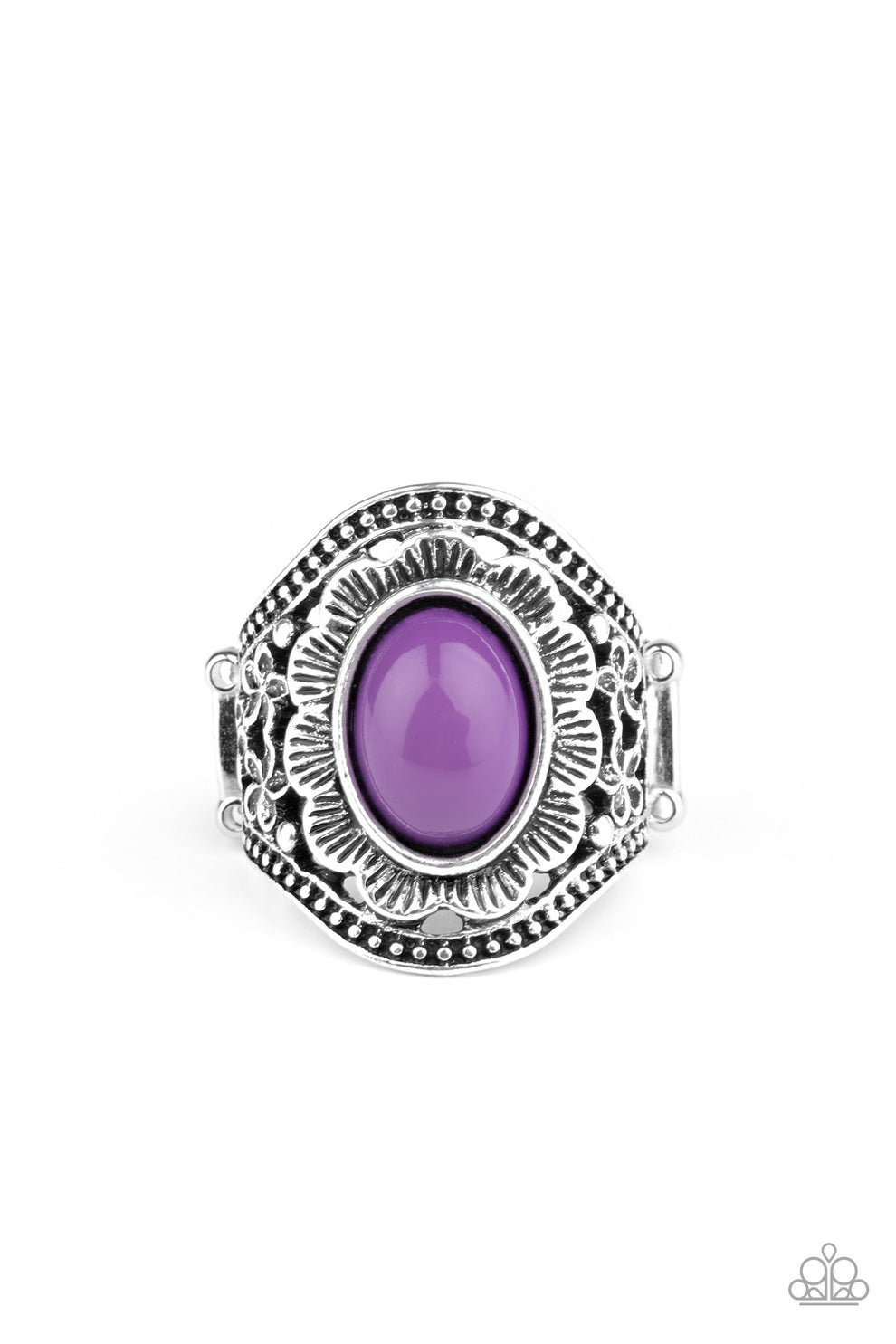 Garden Tranquility - purple - Paparazzi ring – JewelryBlingThing