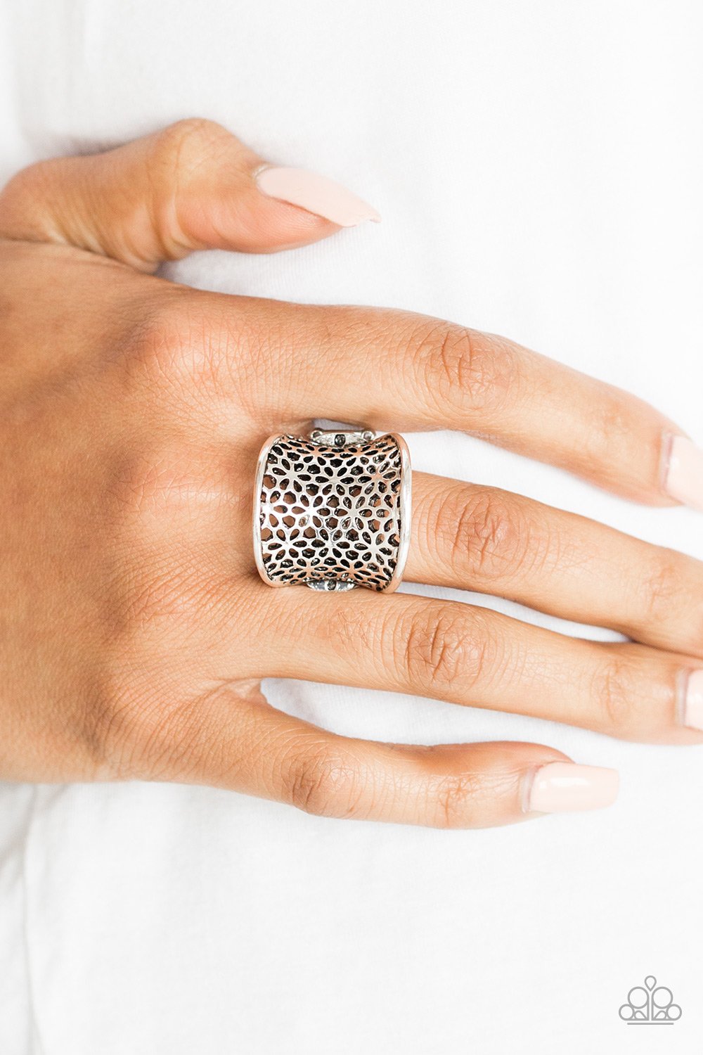 Garden Safari-silver-Paparazzi ring