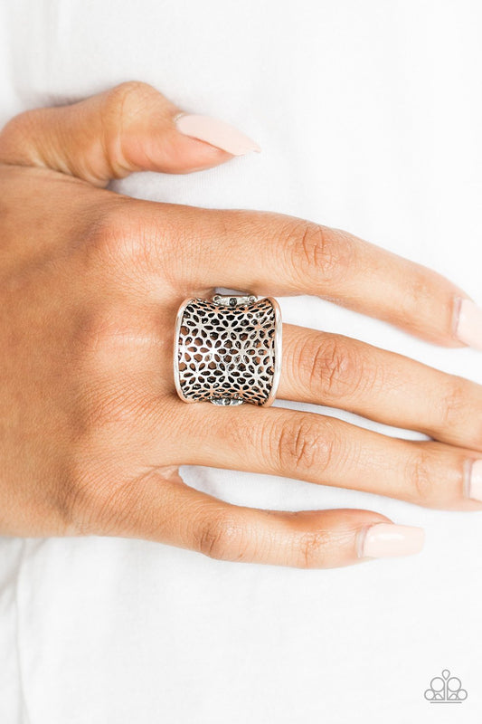 Garden Safari-silver-Paparazzi ring
