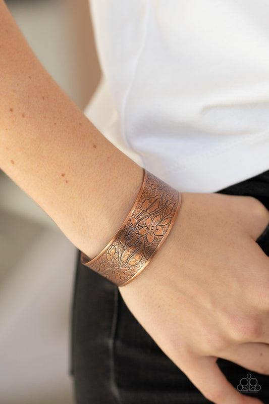 Garden Variety-copper-Paparazzi bracelet