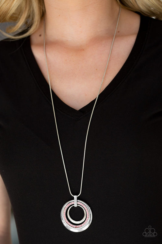 Gather Around Gorgeous-pink-Paparazzi necklace
