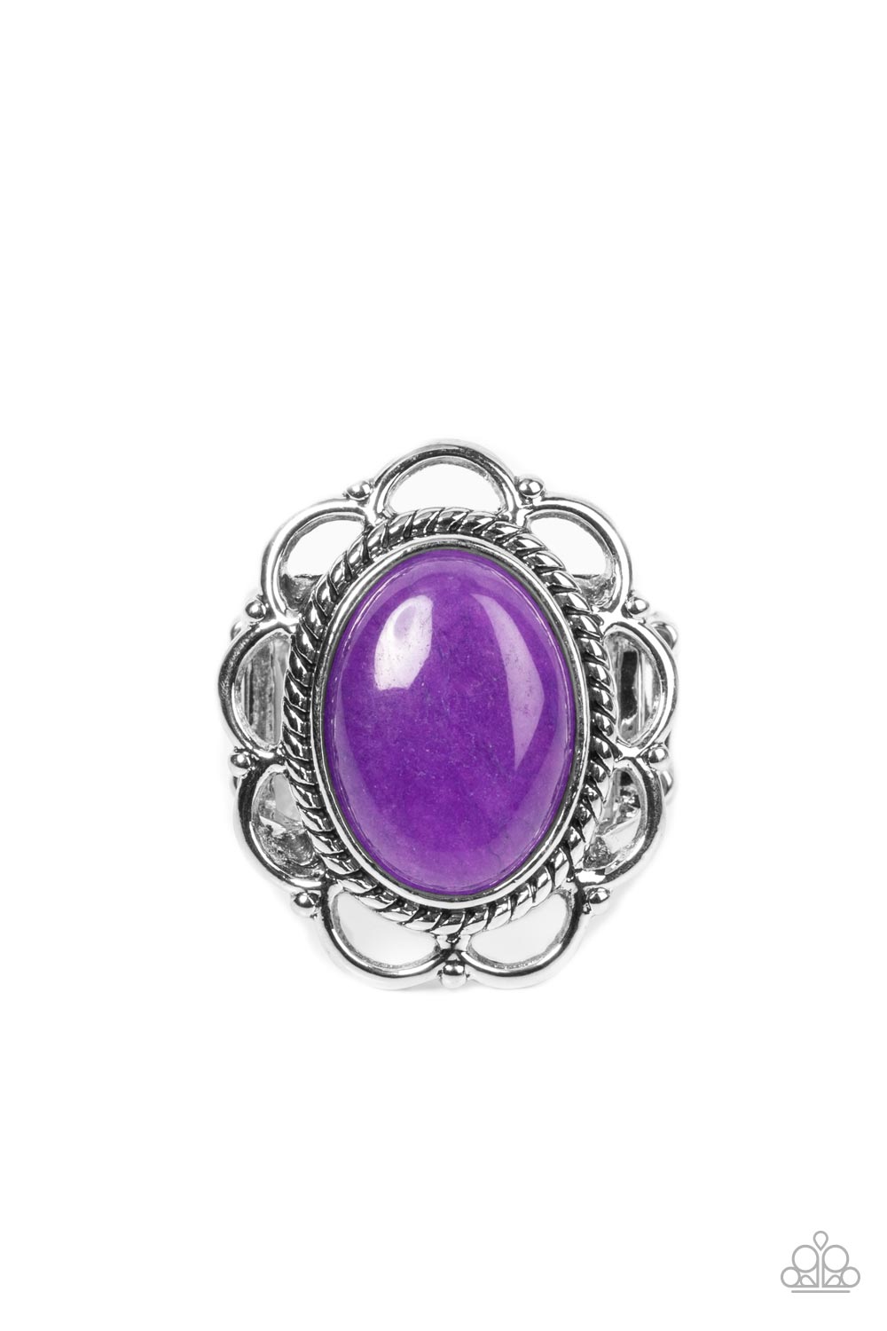 Gemstone Eden - purple - Paparazzi ring