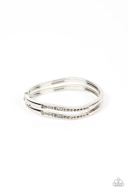Gen Z Glamour - silver - Paparazzi bracelet