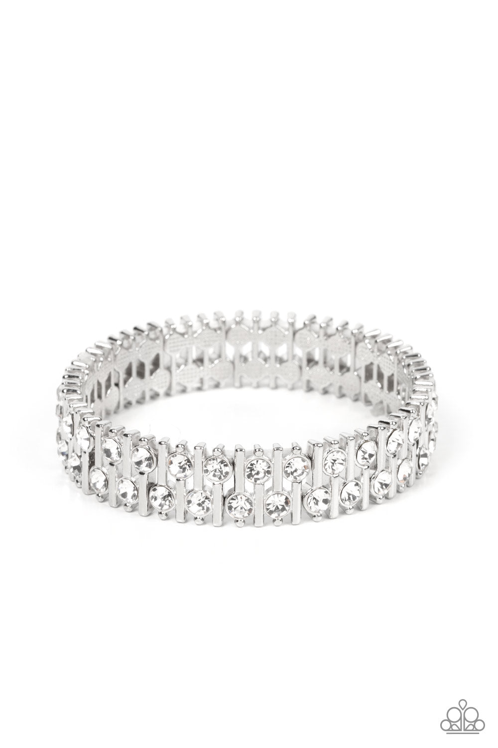 Generational Glimmer​ - white - Paparazzi bracelet