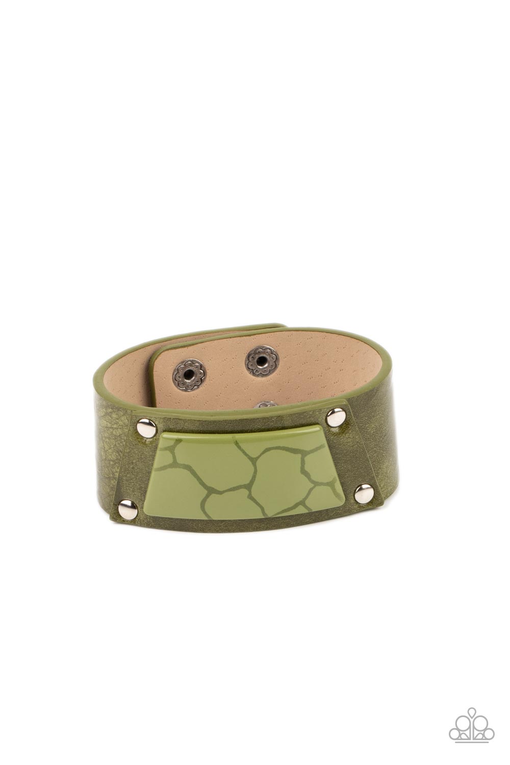 Geo Glamper - green - Paparazzi bracelet