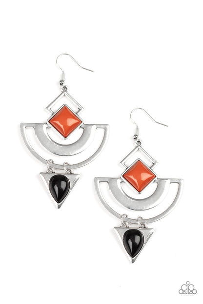 Geo Gyspy - multi - Paparazzi earrings