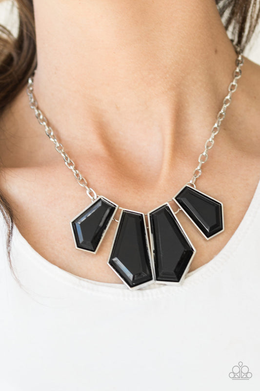 Get Up and GEO - black - Paparazzi necklace