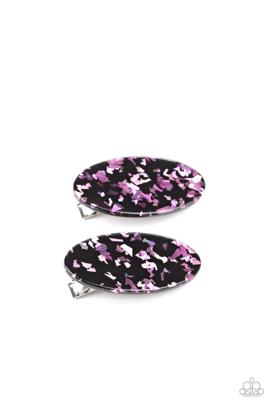 Get OVAL Yourself-pink-Paparazzi hair clips