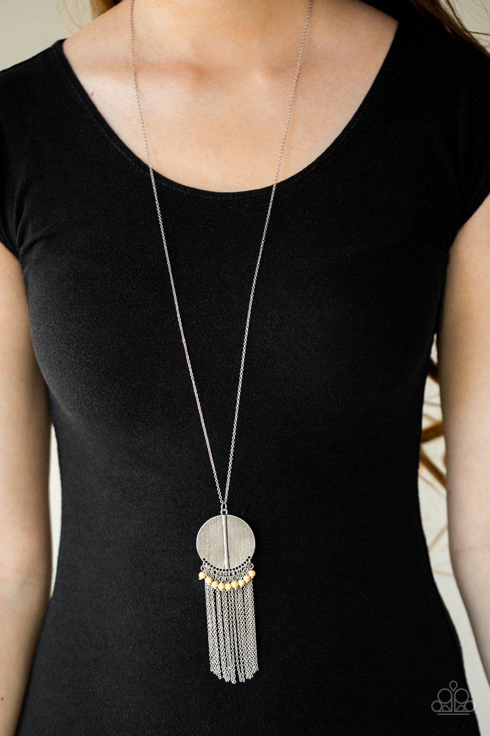 Get a ROAM - yellow - Paparazzi necklace