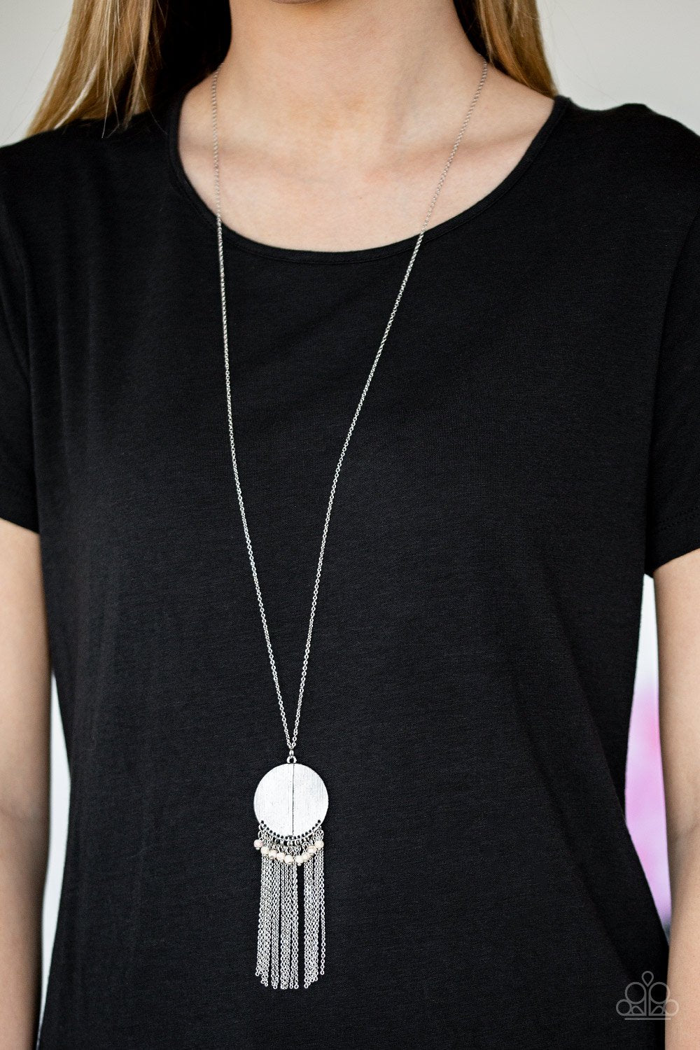 Get a ROAM-white-Paparazzi necklace