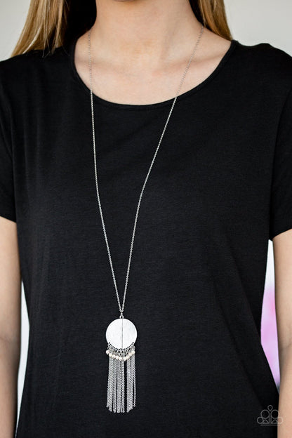 Get a ROAM-white-Paparazzi necklace