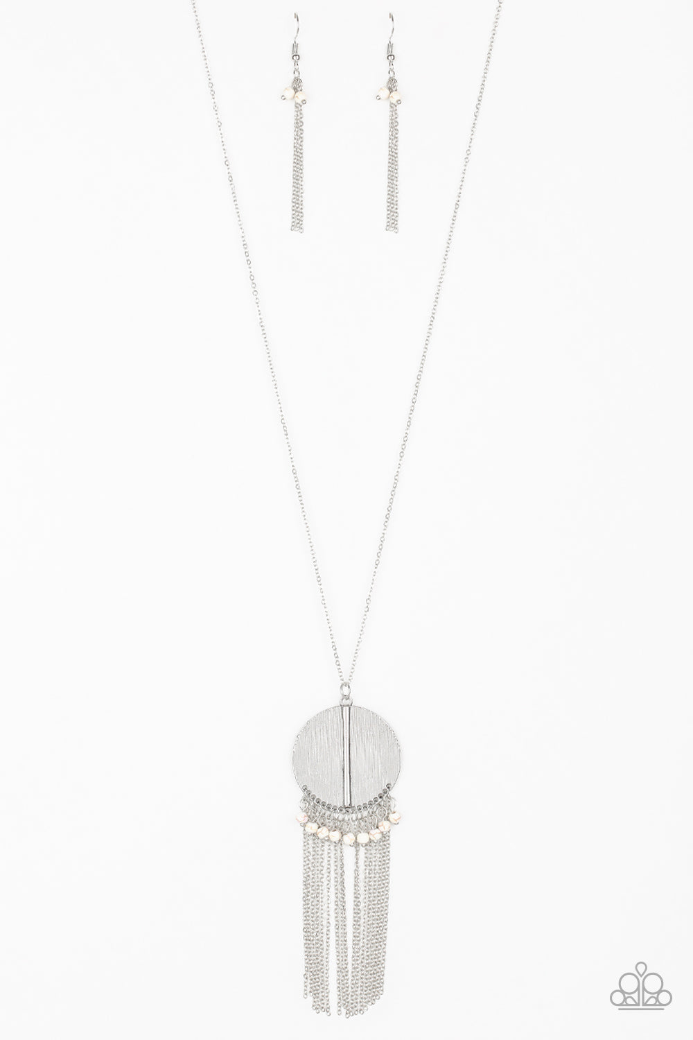 Get a ROAM - white - Paparazzi necklace