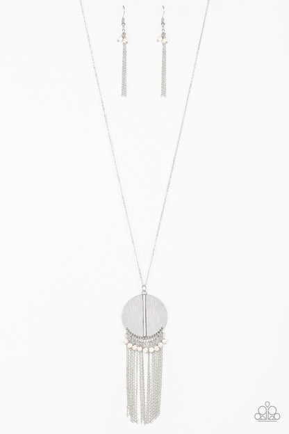 Get a ROAM - white - Paparazzi necklace