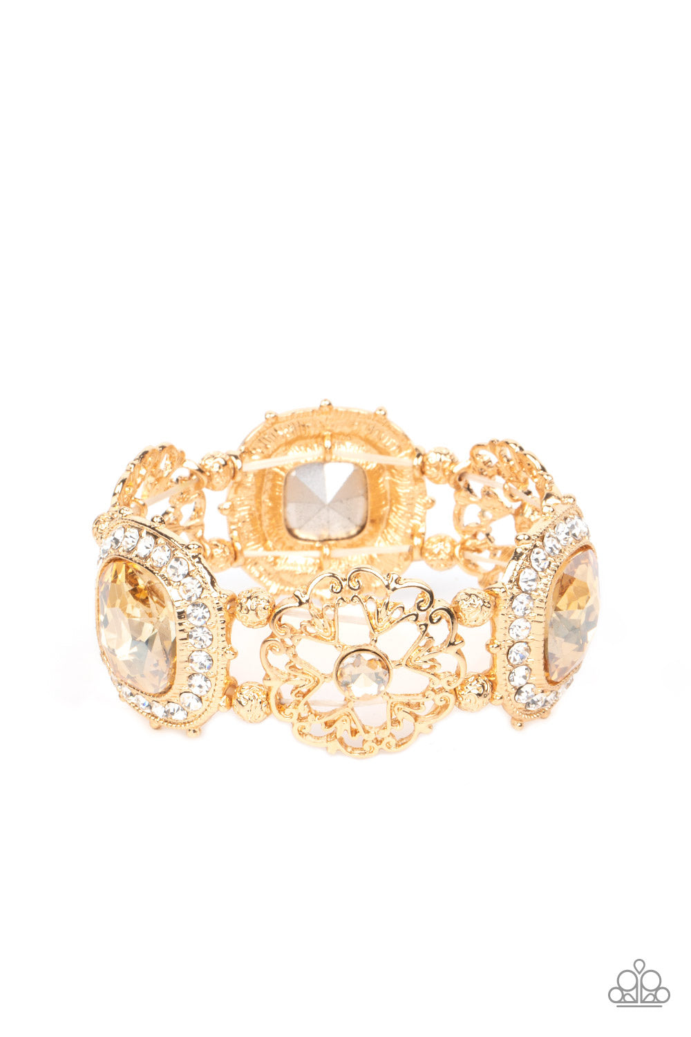 Gilded Gallery - gold - Paparazzi bracelet