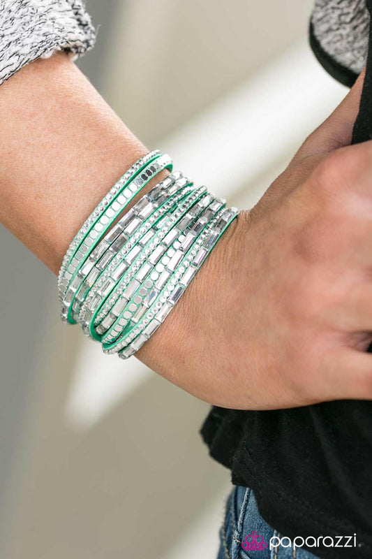 Gimme Some Sugar - Green - Paparazzi bracelet