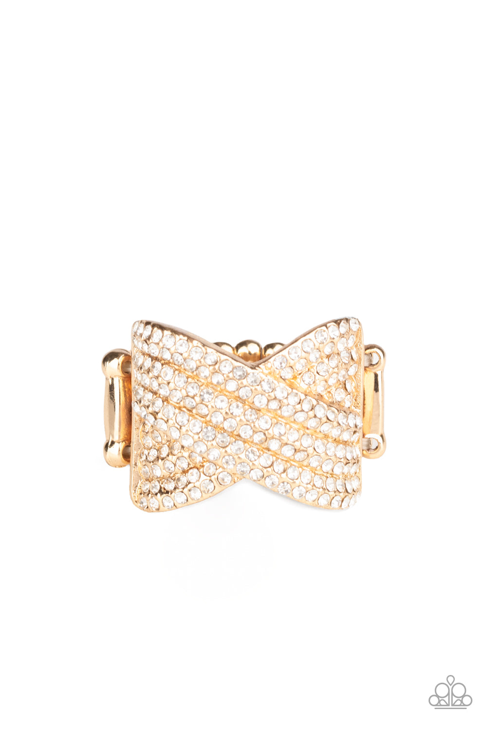 Girl Boss Glitter - gold - Paparazzi ring