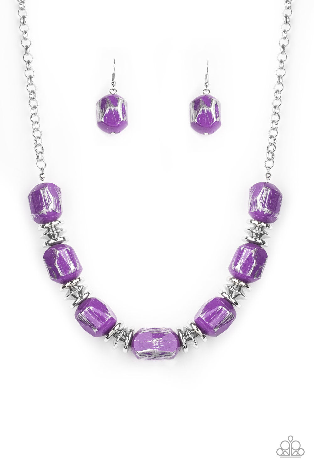 Girl GRIT - purple - Paparazzi necklace