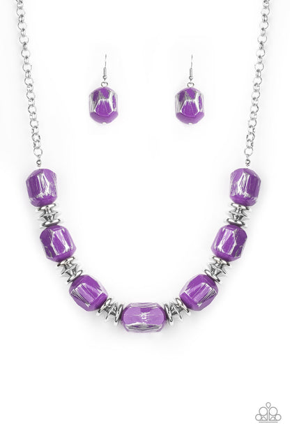 Girl GRIT - purple - Paparazzi necklace