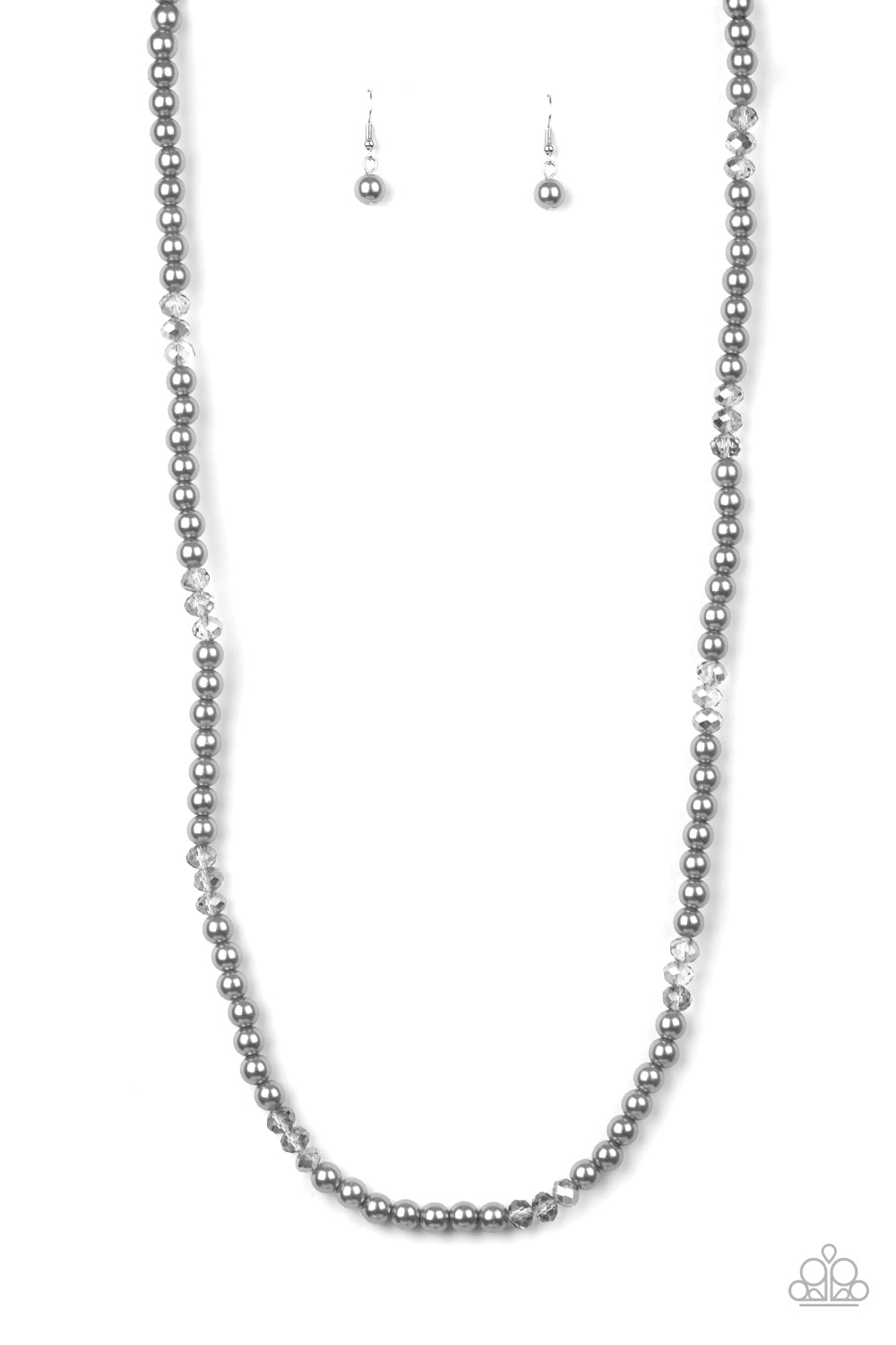 Girls Have More FUNDS - silver - Paparazzi necklace