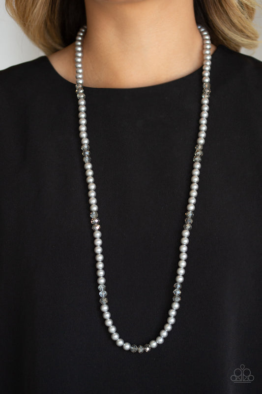 Girls Have More FUNDS - silver - Paparazzi necklace