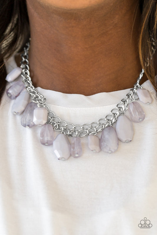 Glacier Goddess - silver - Paparazzi necklace