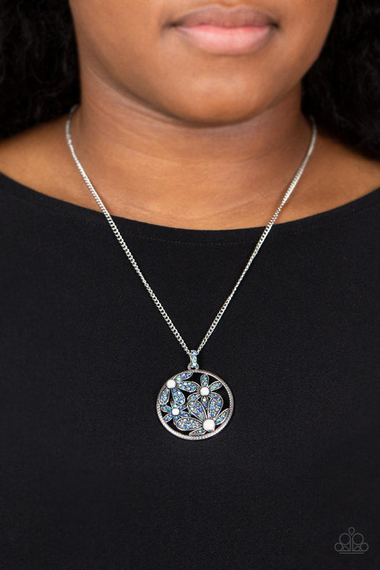 Glade Glamour - blue - Paparazzi necklace