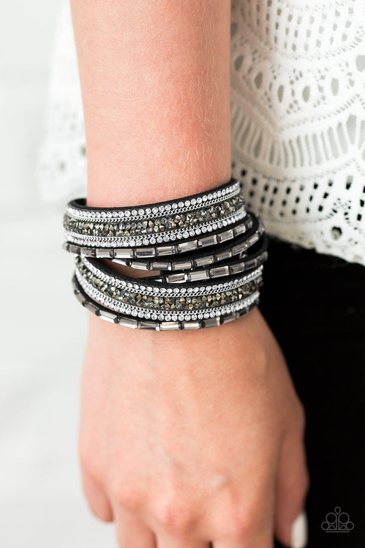 Glam Goals - black - Paparazzi bracelet