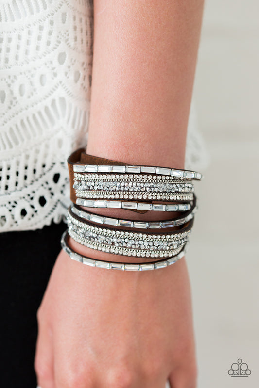 Glam Goals - brown - Paparazzi bracelets