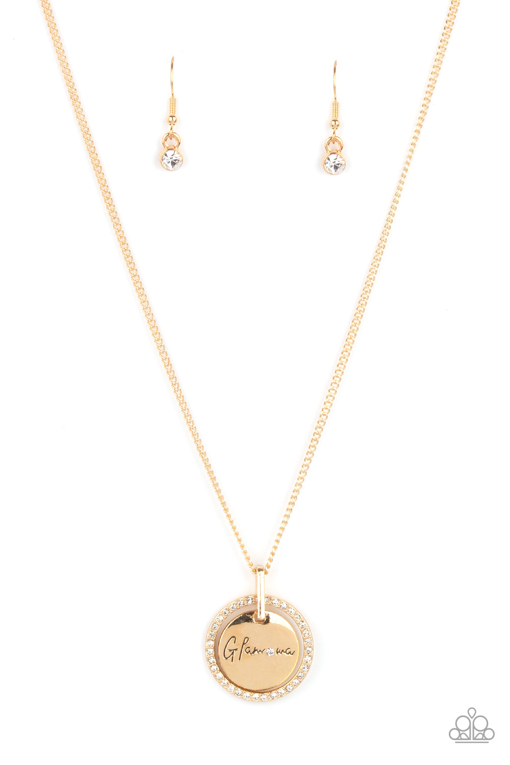 Glam-ma Glamorous - gold - Paparazzi necklace