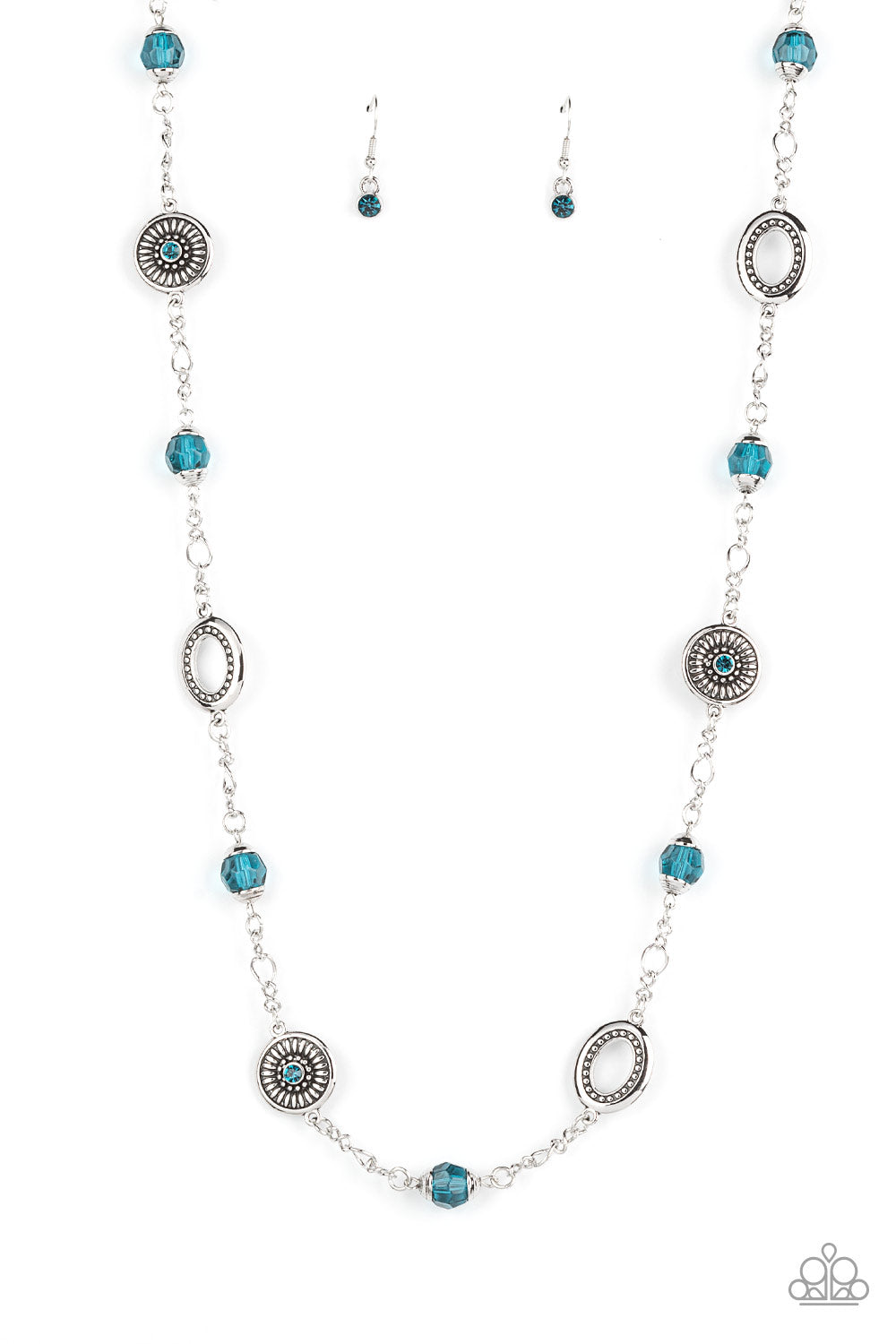 Glammed Up Goals - blue - Paparazzi necklace