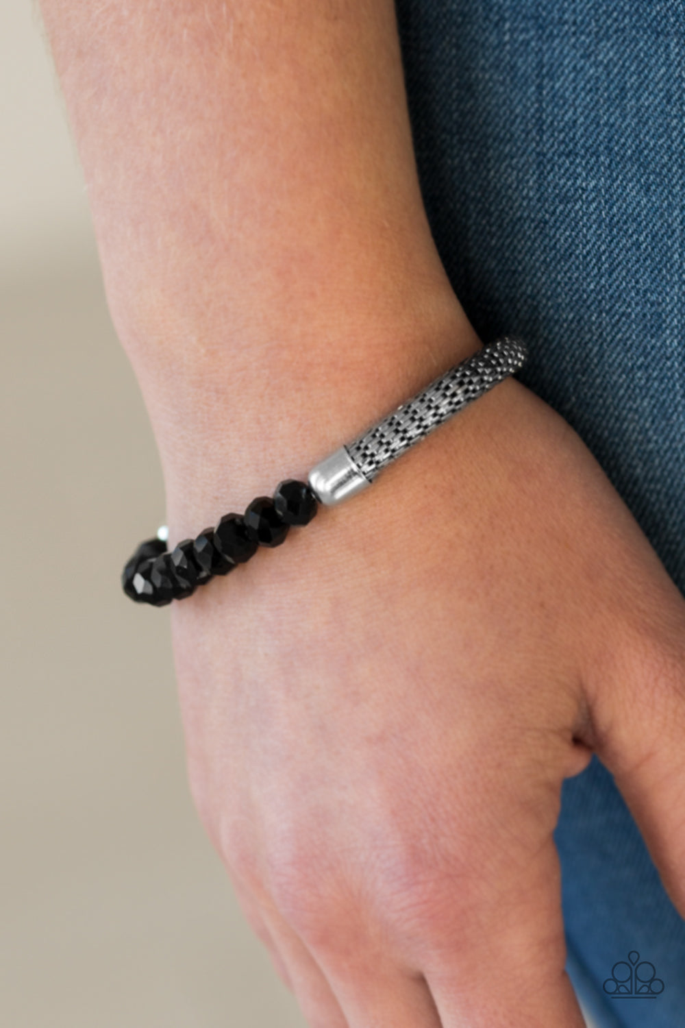 Glamorously Grunge - black - Paparazzi bracelet