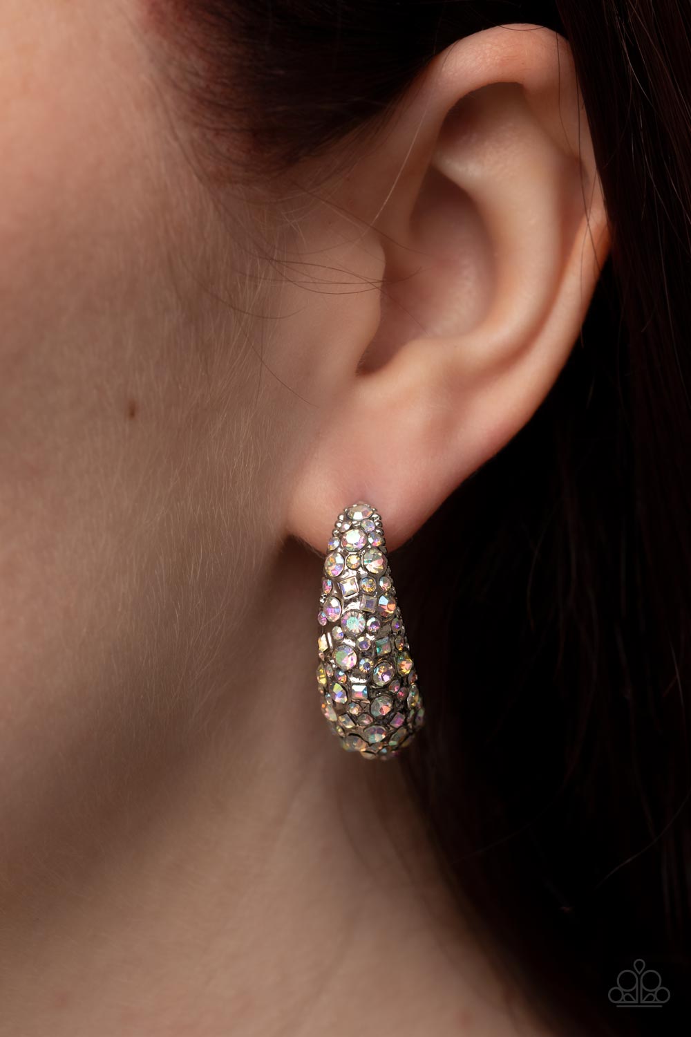 Glamorously Glimmering - multi - Paparazzi earrings